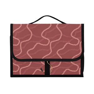 3-in-1 Makeup Bag Hawaiian Lei Design Portable Hanging Travel Makeup Bag Set Women Cosmetic Toiletry Organizer with Logo - Product Image 2
