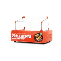 Hot Selling Electric Hot Dog Maker Hot Dog Roller Grill avec Bun Warmer
