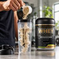 Poudre de protéines de lactosérum, nutrition sportive, complément pour la musculation, pour la récupération après l'entraînement, OEM, étiquette privée, vente en gros