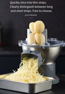 Machine à Trancher les Pommes de Terre Électrique 300 KG/H, Trancheuse Commerciale pour <span class=keywords><strong>Carottes</strong></span> et Pommes de Terre - Product Image 3