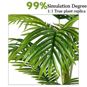 Girasol disperso grande, plantas verdes simuladas, decoración interior del hogar con palmeras biomiméticas, paisaje de jardín de plástico - Product Image 5