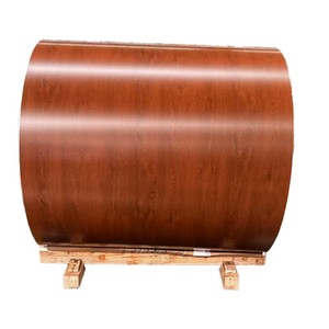 Bobine d'<span class=keywords><strong>aluminium</strong></span> laquée série 5000, effet bois authentique, revêtement PVDF FEVE PE HDPE NANO, peinture intérieure, couleur enduite - Product Image 4