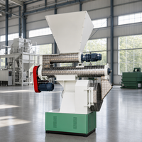 Machine automatique de fabrication de granulés d'aliments pour animaux à faible consommation d'énergie pour fermes de moyenne taille