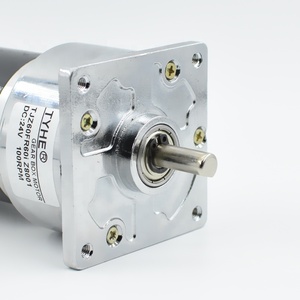 <span class=keywords><strong>Moteur</strong></span> à engrenages Tyhe 60 mm 10 kg~120 kg Couple élevé 5 tr/min 120 tr/min Basse vitesse Grande puissance 80 W 75 W Moteurs à engrenages CC à balais PMDC avec CE RoHS - Product Image 2