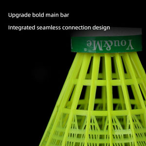 Kok Badminton nilon tahan lama, kok olahraga stabil elastis ringan kecepatan sedang - Product Image 5