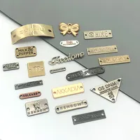 Accessoires de Sac Quincaillerie de Sac à Main Personnalisée Plaques Gravées de Logo de Marque en Métal, Étiquettes de Logo en Métal Personnalisées de Haute Qualité