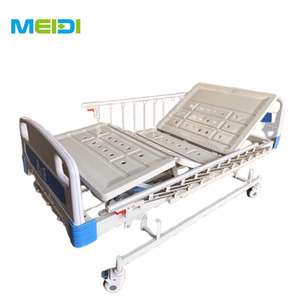 Cama <span class=keywords><strong>de</strong></span> Hospital <span class=keywords><strong>de</strong></span> Acero Inoxidable Meidi para Pacientes Mayores, con Manivela Manual, 1 Año <span class=keywords><strong>de</strong></span> Garantía, Dispositivo Médico <span class=keywords><strong>de</strong></span> Clase I - Product Image 2