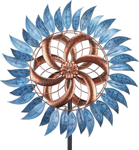 Garten-Windspiel - 1,9 m Großes Windspiel Metall-Windräder für Terrasse, Rasen und Garten Außendekoration Garten-Windmühle - Product Image 1