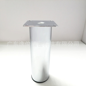 Patas cilíndricas de aleación de zinc para sofá, color plateado, resistentes, herrajes para muebles de sala de estar, diseño moderno minimalista - Product Image 2