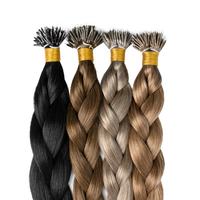 Extensions capillaires Nano Ring Grade 12A, 100% Cheveux Humains Vierges, Double Drawn, Mèches Individuelles, Sans Chaleur, Sans Colle, Vente en Gros pour Salons