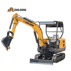 Dig-Dog prezzo di fabbrica del prodotto macchinari mini scavatore mini escavatore per 2.5 tonnellate