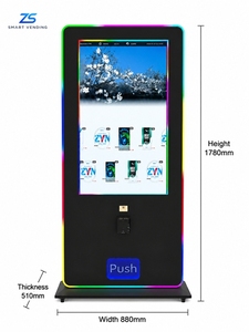 Distributeur automatique numérique avec écran tactile 43 pouces et vérification d'âge pour articles de vente au détail, vente en gros, paiement sans espèces - Product Image 1