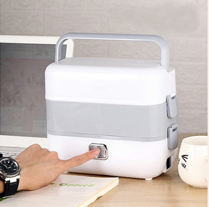 Dmwd — boîte à lunch chauffante en étain pour étudiants, outil de cuisson à la vapeur bureau, appareil à double couche, 2020 - Product Image 3