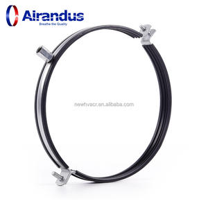 NUEVO HVACR Aire acondicionado de alta calidad Colgador de tubería de ventilación Herramientas de conductos Abrazadera de conducto en espiral para conductos - Product Image 3