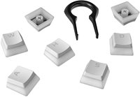 Precio al por mayor 100% original en stock: Teclas HyperX Pudding Gaming, juego completo de 104 teclas, diseño inglés (EE. UU.) - Negro/Blanco