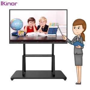 OEM Electronic Interactive Whiteboard Smart Monitor 4K UHD Eletronic Whiteboard Price 110 Inch