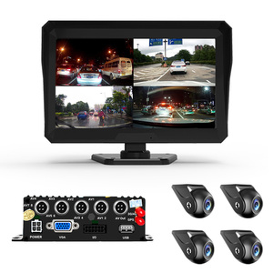 กล้องวงจรปิด4Ch 10.1นิ้ว1080P 4G GPS, จอภาพ <span class=keywords><strong>mdvr</strong></span> รถยนต์รถบรรทุก DVR รถกล่องดำตรวจสอบการจอด24 - Product Image 4