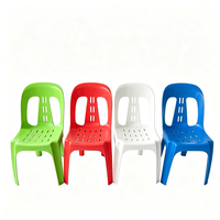 Nouvelle chaise en plastique pas chère pour le jardin, chaise portable légère pour la plage, le barbecue, le camping, les fêtes