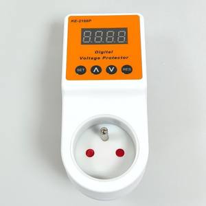 Prise intelligente avec protection automatique contre les surtensions et les surintensités, AC 220V réglable 16A, prise française pour la protection du réfrigérateur - Product Image 5