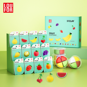 Kit <span class=keywords><strong>de</strong></span> <span class=keywords><strong>Arcilla</strong></span> <span class=keywords><strong>de</strong></span> Secado al Aire con Forma <span class=keywords><strong>de</strong></span> Frutas para Niños, Set <span class=keywords><strong>de</strong></span> <span class=keywords><strong>Arcilla</strong></span> para Modelar <span class=keywords><strong>de</strong></span> 12 Colores, Juguetes Educativos <span class=keywords><strong>de</strong></span> Arte y Manualidades No Tóxicos para Niños - Product Image 5
