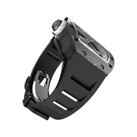 Montre mécanique pour homme en fibre de carbone, choix des collectionneurs, de style cyber taurin, recommandée pour les fêtes.