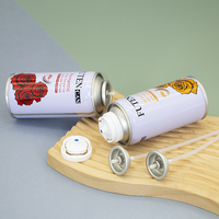 Vente en gros d'usine, logo personnalisé, boîtes de conserve aérosols vides, vaporisateurs d'assainisseur d'air, diamètre 65 mm, boîte de conserve en métal pour la maison, les soins infirmiers
