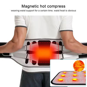 FSPG Venta al por mayor Cinturón de soporte lumbar transpirable con tracción y descompresión para la espalda baja, faja de compresión para el dolor, de Spandex, ¡Gran oferta! - Product Image 3