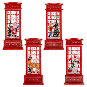 زينة عيد الميلاد الجديدة عبر الحدود nuohan كرة كريستال ضوء الثلج كشك الهاتف الثلوج gif - Product Image 5