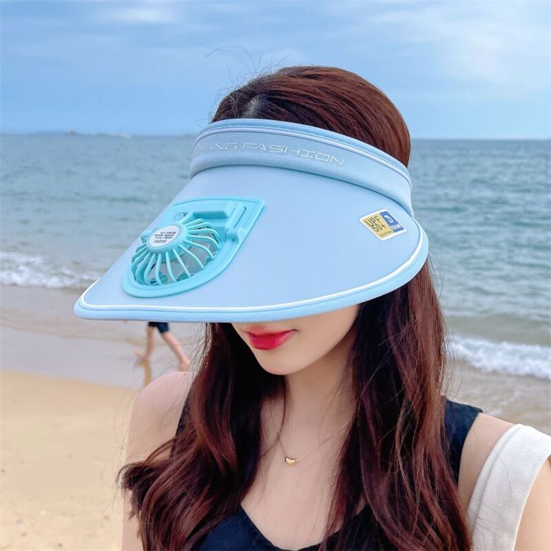 Charging fan blue