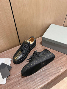 Baskets montantes de luxe en <span class=keywords><strong>cuir</strong></span> véritable motif serpent, semelle extérieure en TPU, chaussures décontractées, baskets plates de créateur, mode urbaine - Product Image 5