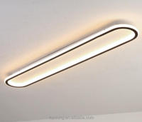 Topsung cercle linéaire moderne plafonniers 3000K/4500K/6000K cct réglable led plafonnier pour la maison