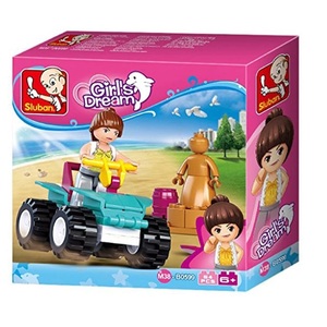 Set de Construcción Sluban Girl's Dream Quad, Kit de Construcción para Niños, Juguete Educativo - Product Image 1