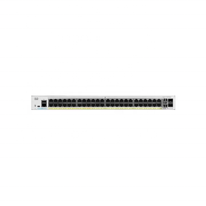 CiscoS Serie C1000, Switch Ethernet de Red Administrado de 48 Puertos POE 4x1G SFP, C1000-48P-4G-L - Product Image 1