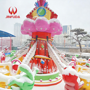 Máquina de Juegos Infantiles Directo de Fábrica, Atracciones para Parques de Diversiones, 6 Cabinas, Juego de Tazas Giratorias <span class=keywords><strong>El</strong></span>éctricas - Product Image 1