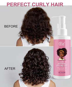 Venta al por mayor Crema para el cabello rizo define fight frizz añade brillo hidrata crema rizada para bobinas rizadas cabello ondulado - Product Image 6