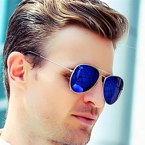 Gafas de Sol de Aviador Vintage de Metal Ovaladas Personalizadas con Logotipo, Baratas al por Mayor, para Hombre y Mujer - Product Image 4