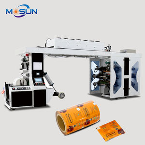 Alta Velocidade 8 Cor CI Saco De Papel Copo Centrel Tambor Flexo Filme Plástico Central Drum Press Tipo Econômico Máquina de impressão - Product Image 1