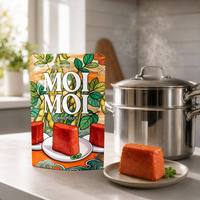 Sachet Doypack personnalisé avec logo, haute température 121°C, pour cuisson Moi Moi, sachet stérilisable