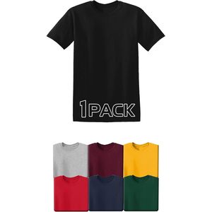 Lot de T-shirts personnalisables en coton épais pour homme, manches courtes, col rond, unisexe, écologiques, vierges, couleur personnalisable - Product Image 2