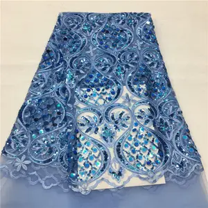 Voile de dentelle en maille haut de gamme, voile de dentelle de la chapelle perlé havey perlé dentelle tissu de dentelle de la mariée boho rayures blanches, offre spéciale