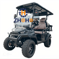Voiture de golf en acier, buggy des dunes, batterie au lithium électrique haute performance, longue durée de vie, 3-4 places, autonomie de 90 km, certifiée CE/DOT, fabrication