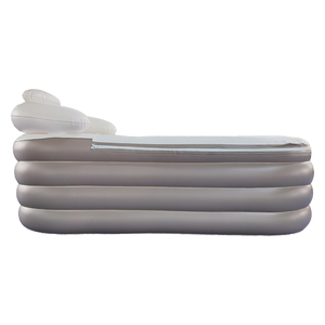 rose noir gris bleu vert couvercle amovible bacs en plastique oreiller <span class=keywords><strong>bain</strong></span> de glace gonflable baignoires - Product Image 2