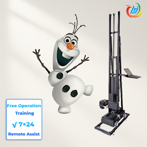 เครื่องพ่นสีติดผนังและพื้นเครื่องพิมพ์จิตรกรรมฝาผนังบนผนัง3D หมึกยูวี3ม. - Product Image 2