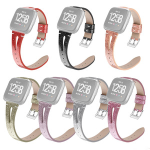 Eraysun pour <span class=keywords><strong>Fitbit</strong></span> <span class=keywords><strong>Versa</strong></span>/<span class=keywords><strong>Versa</strong></span> <span class=keywords><strong>2</strong></span>/<span class=keywords><strong>Versa</strong></span> Lite <span class=keywords><strong>Bracelet</strong></span> intelligent en <span class=keywords><strong>cuir</strong></span> Bling <span class=keywords><strong>Bracelet</strong></span> de montre <span class=keywords><strong>Bracelet</strong></span> de montre intelligent Fitness Tracker - Product Image 2
