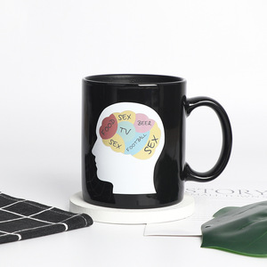 Tasse à café en céramique <span class=keywords><strong>personnalisable</strong></span>, logo <span class=keywords><strong>photo</strong></span> couleur changeante, sensible à la chaleur, tasse magique, tasse à lait, tasse à sublimation, 12oz - Product Image 2