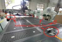 Machine à découpe CNC pour le travail du bois avec changement d'outil automatique