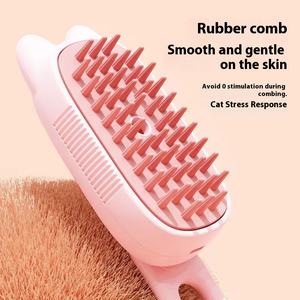 Peine Eléctrico Antipelo de un Solo Botón, a Vapor, a Prueba de Explosiones, de Plástico, para Limpieza de Gatos y Perros, Suministros para Mascotas, Baño y Limpieza - Product Image 4