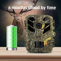 Caméra de chasse sans fil Sensvision WiFi 4K 64MP avec contrôle par application, mini vision nocturne activée par le mouvement