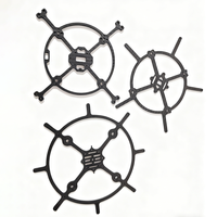 Châssis pliable en fibre de carbone pour drone, plaque supérieure multi-axes CNC personnalisée pour drone industriel, compatible multi-marques