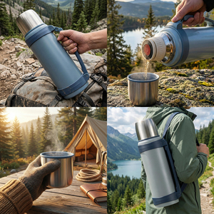 YATAI 1.4L/1.8L Large Capacity <b>Hot</b>/Cold Leak-Proof Stainless Steel 304 Vacuum Insulated Travel <b>Flask</b> Custom Logo BPA Free - Product Image 2